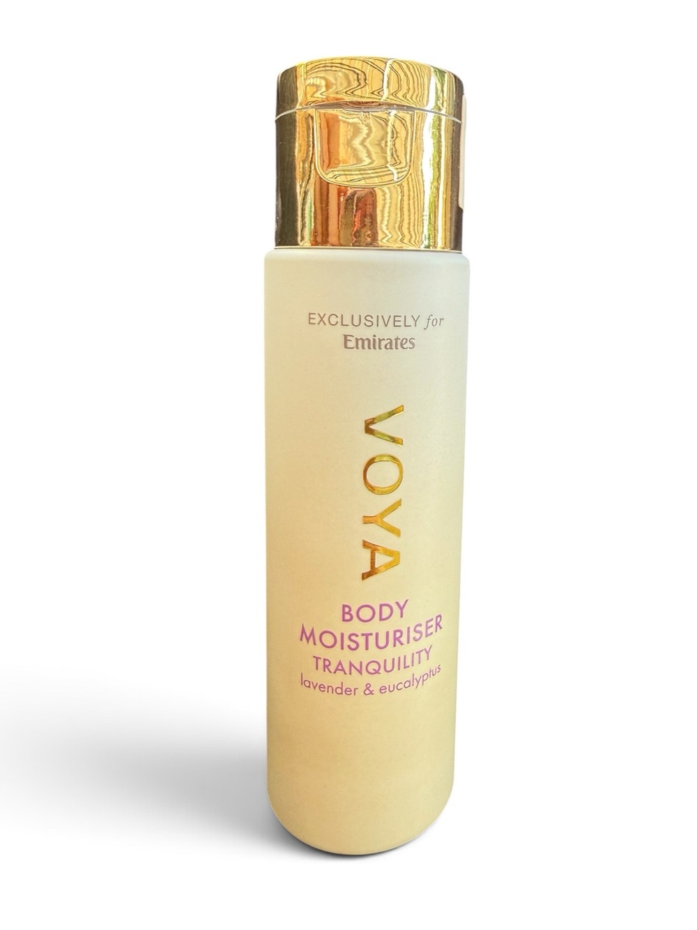 New Voya Tranquility Body Moisturiser - Lavender & Eucalyptus (Cream/Gold)